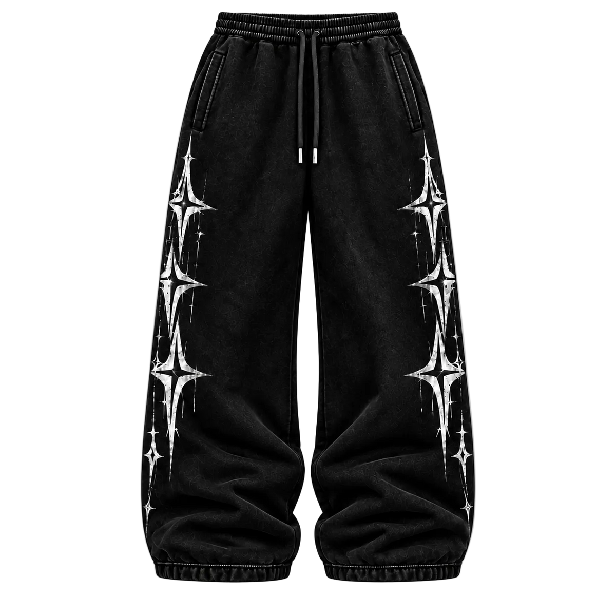 MISGUIDED SWEATPANTS [BLACK]