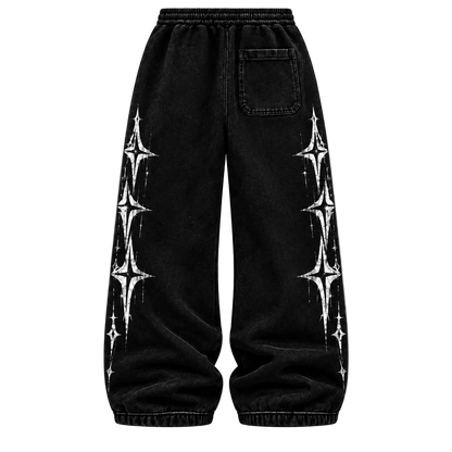 MISGUIDED SWEATPANTS [BLACK]