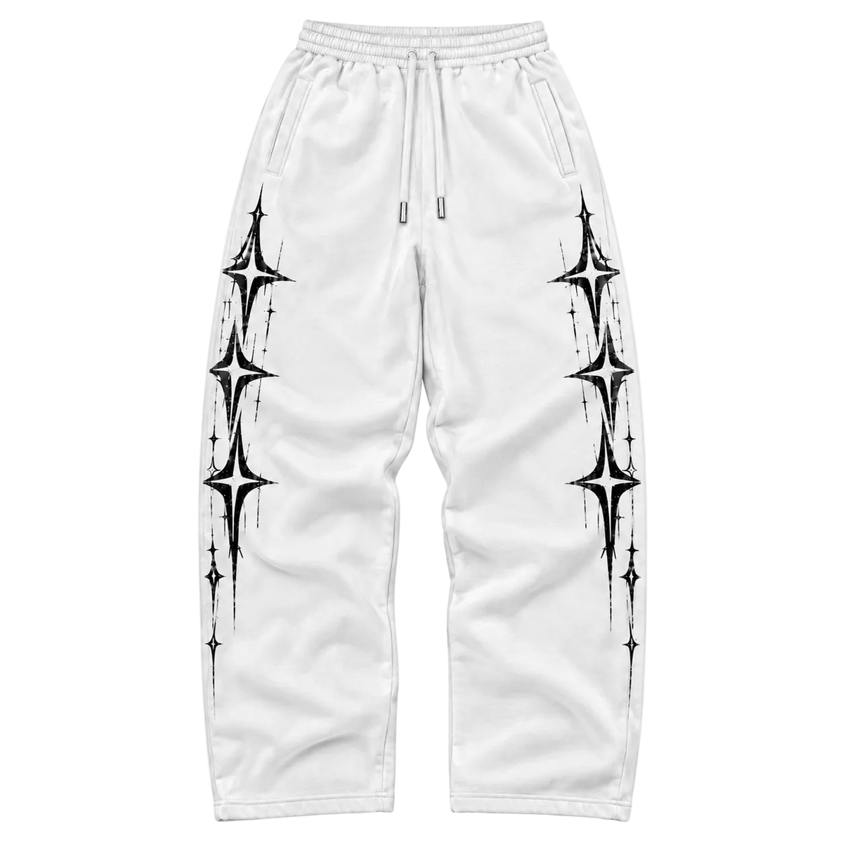 MISGUIDED SWEATPANTS [WHITE]