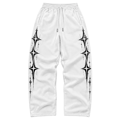 MISGUIDED SWEATPANTS [WHITE]