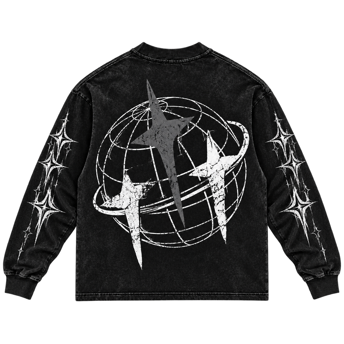 MISGUIDED LS TEE [BLACK]