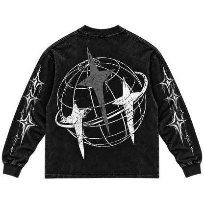 MISGUIDED LS TEE [BLACK]