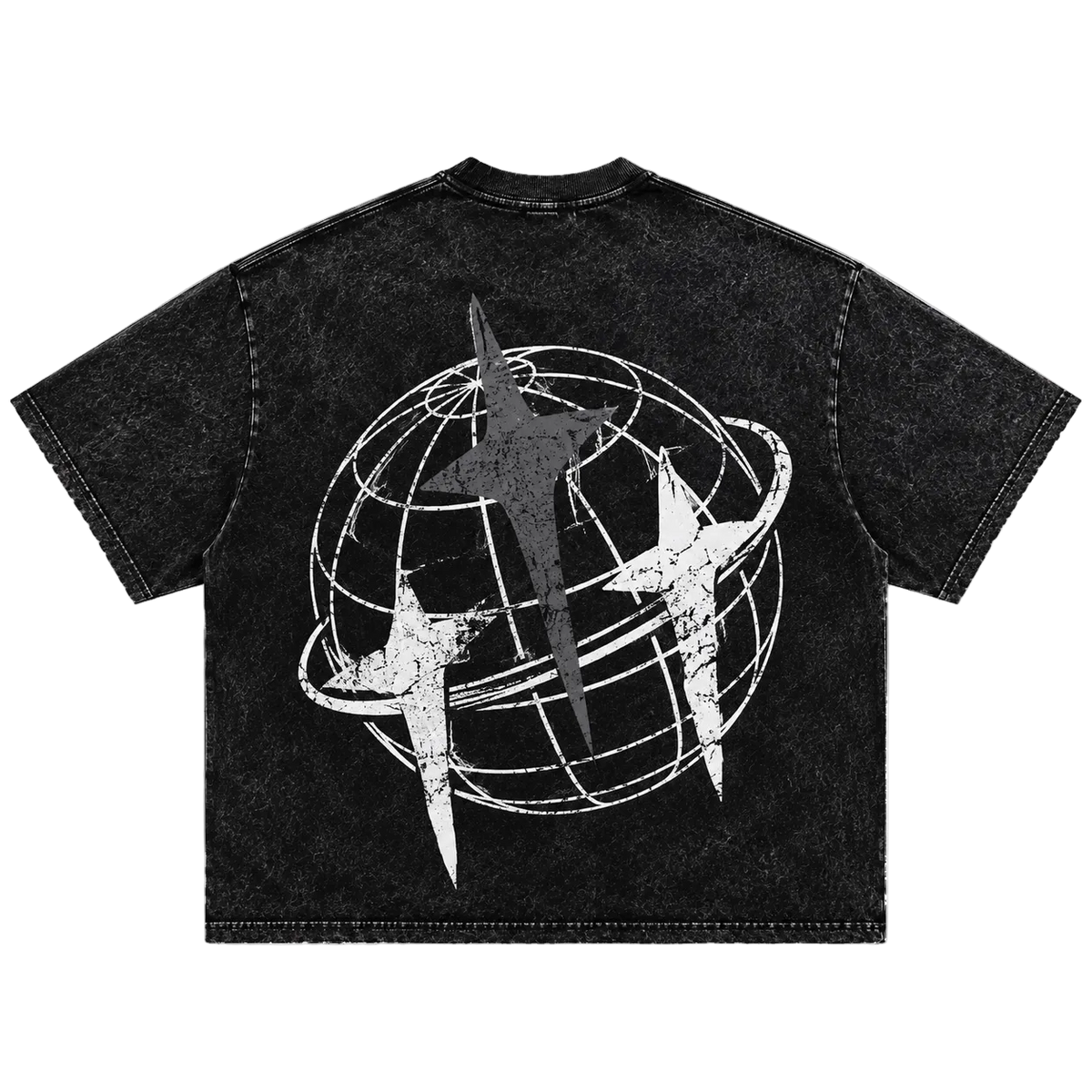 MISGUIDED BOX TEE [BLACK]