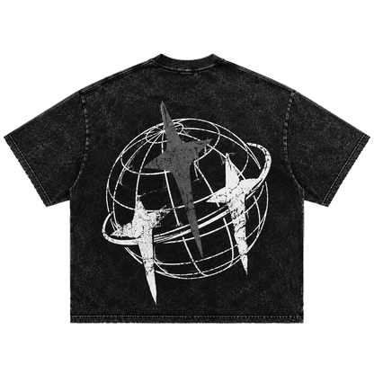 MISGUIDED BOX TEE [BLACK]